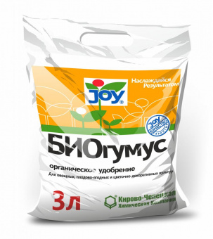 Удобрение органическое сухое JOY "Биогумус", 3 л